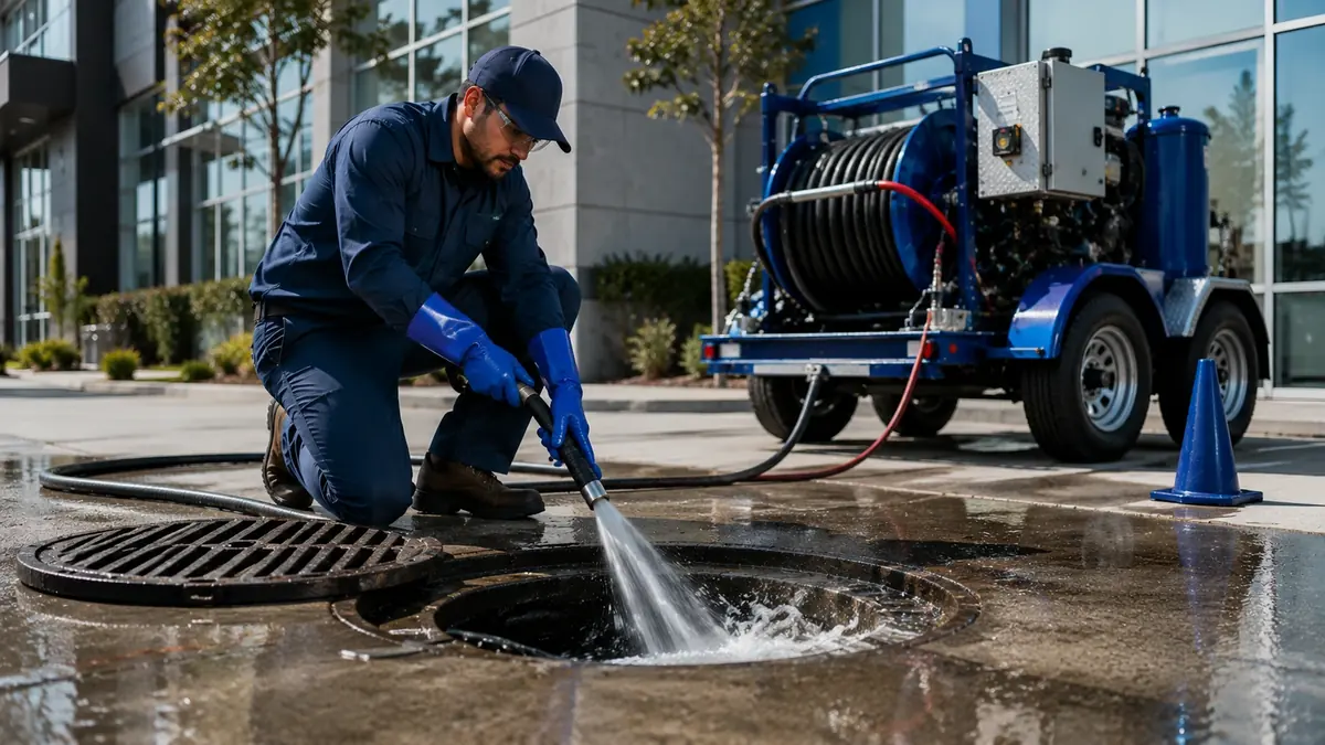 Commercial Hydro Jet Drain Cleaning in Boron