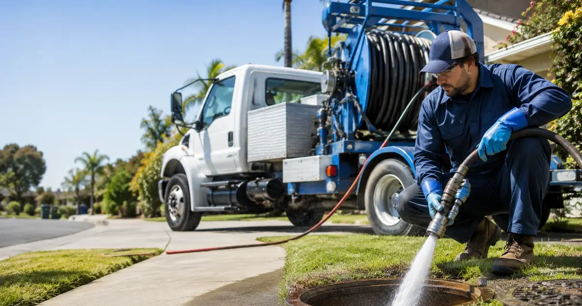 Hydro jet sewer cleaning Boron